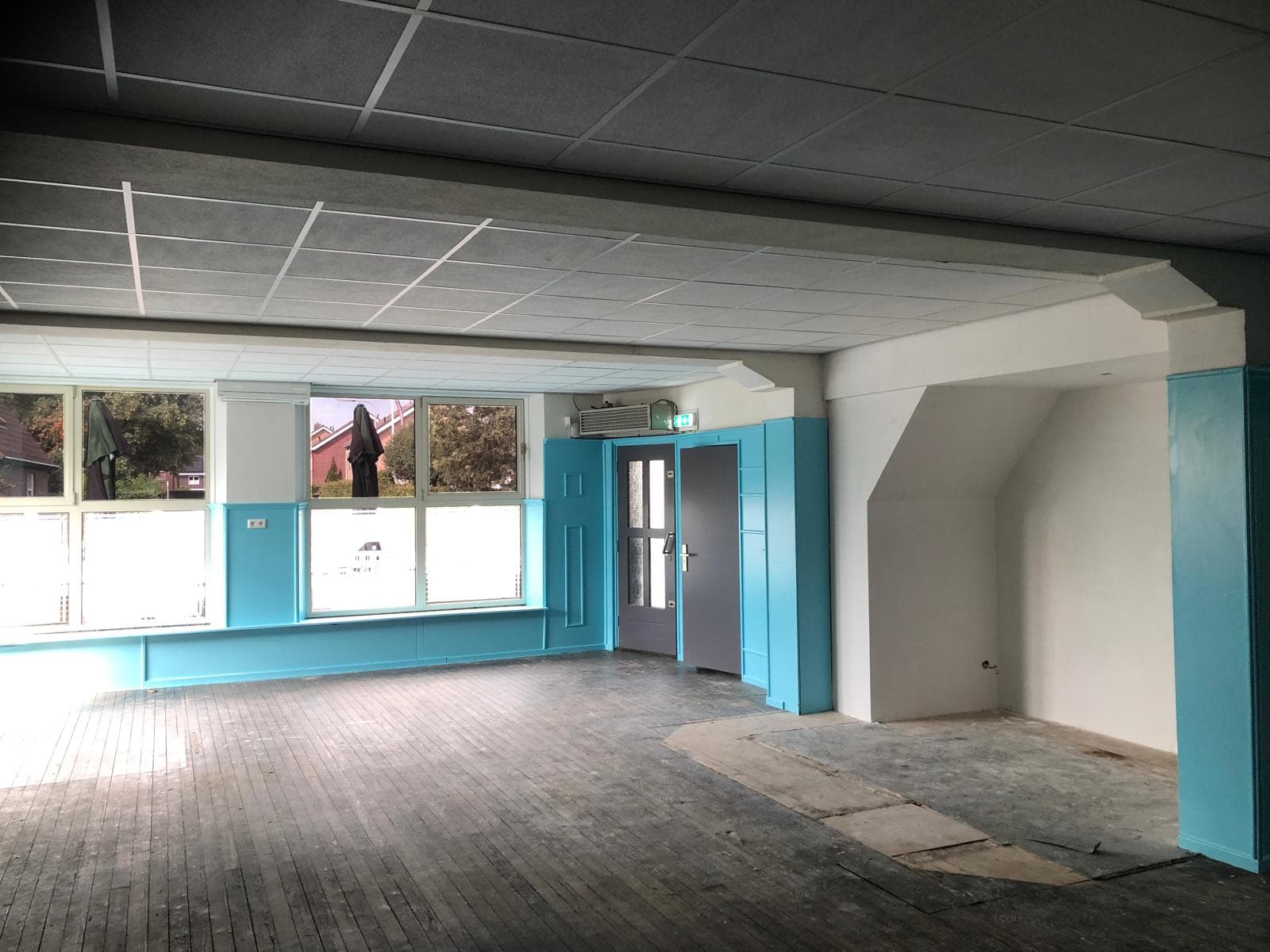 Horecaruimte van Bistro Bocadillo tijdens de renovatie